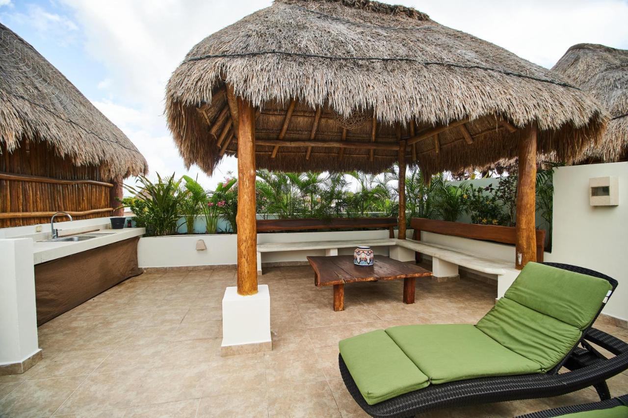 Ph Gatsby - Rooftop & Bbq & Jacuzzi & Beach Club Apartment Tulum Ngoại thất bức ảnh