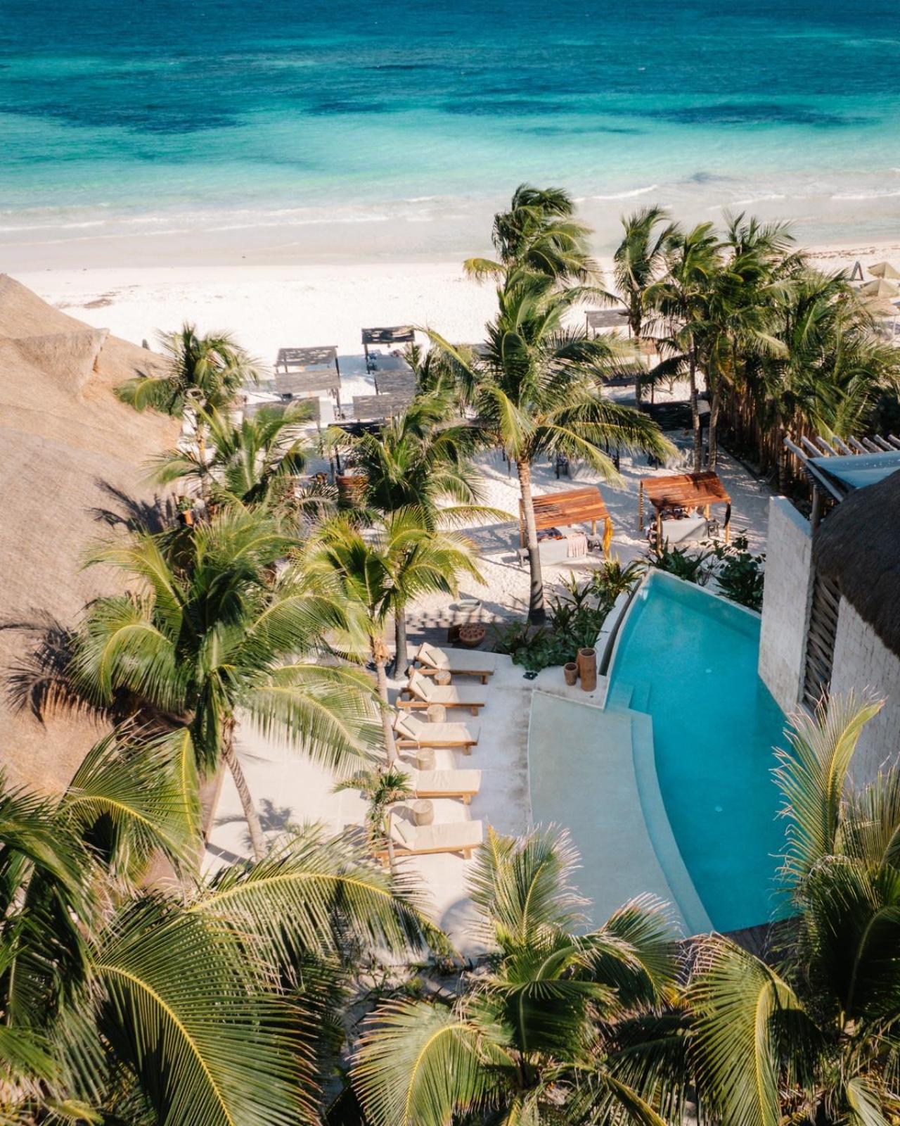 Ph Gatsby - Rooftop & Bbq & Jacuzzi & Beach Club Apartment Tulum Ngoại thất bức ảnh